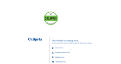 Desktop Screenshot of caliprix.com